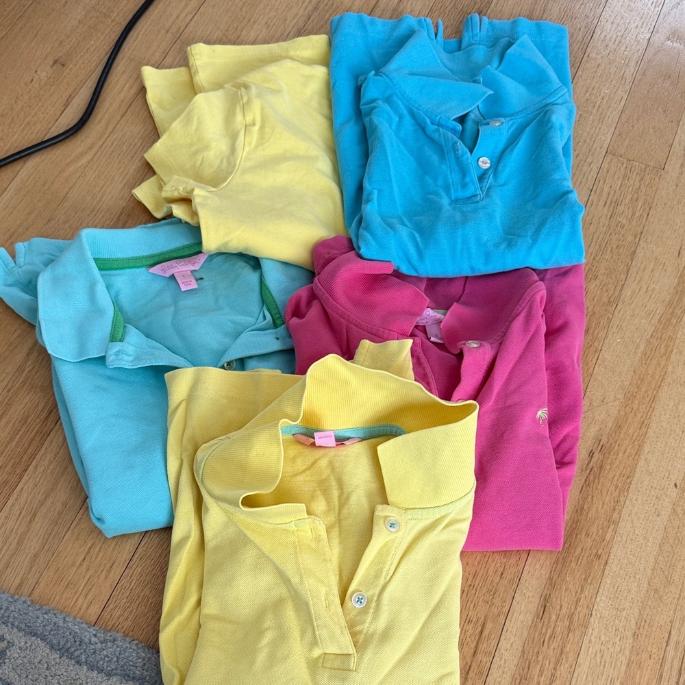 Lot of Womens Colorful Polos, size small  S